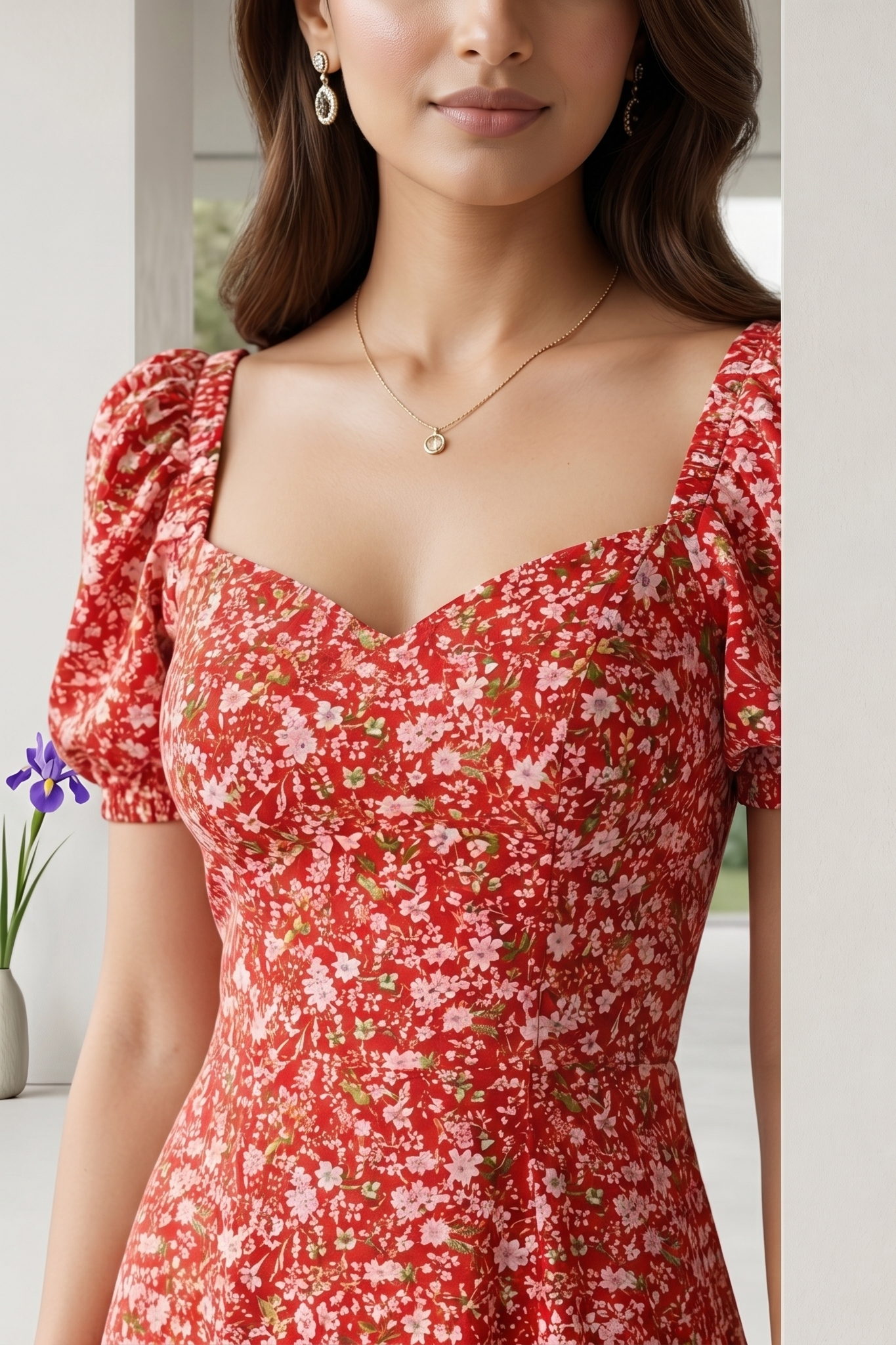 Cherry Blossom Sweetheart Dress