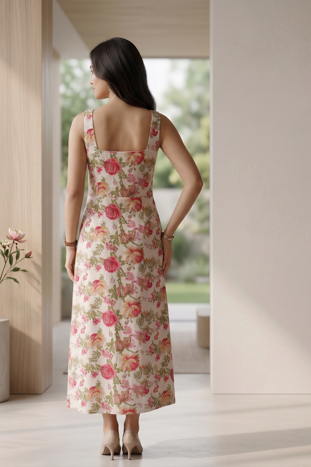 Petal Charm Floral Dress