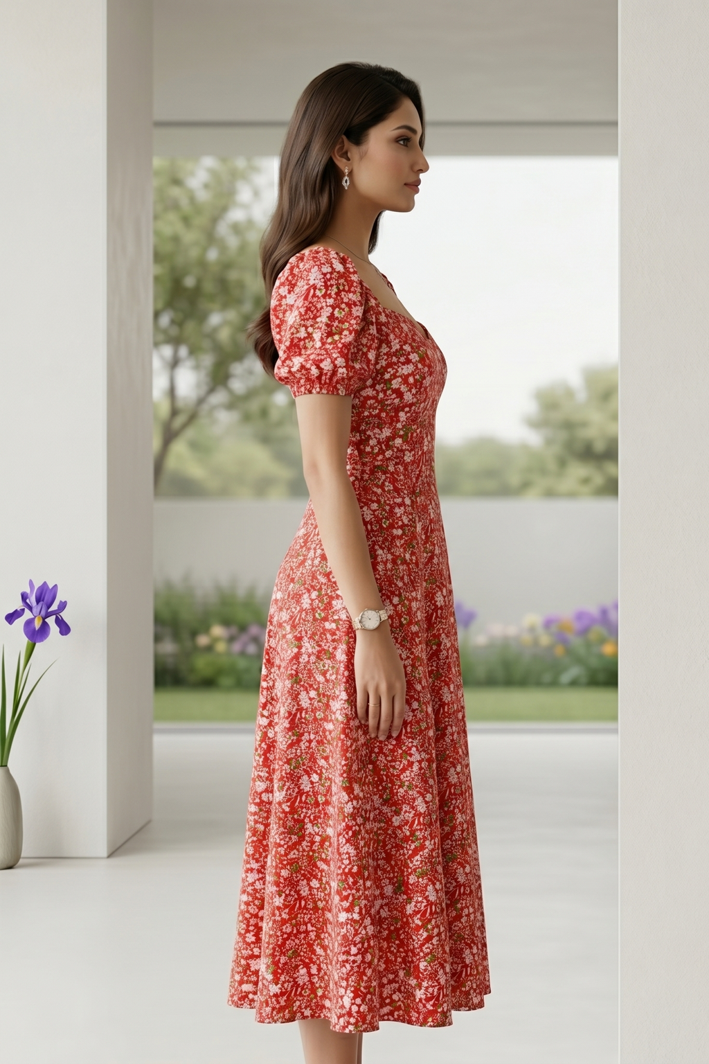 Cherry Blossom Sweetheart Dress