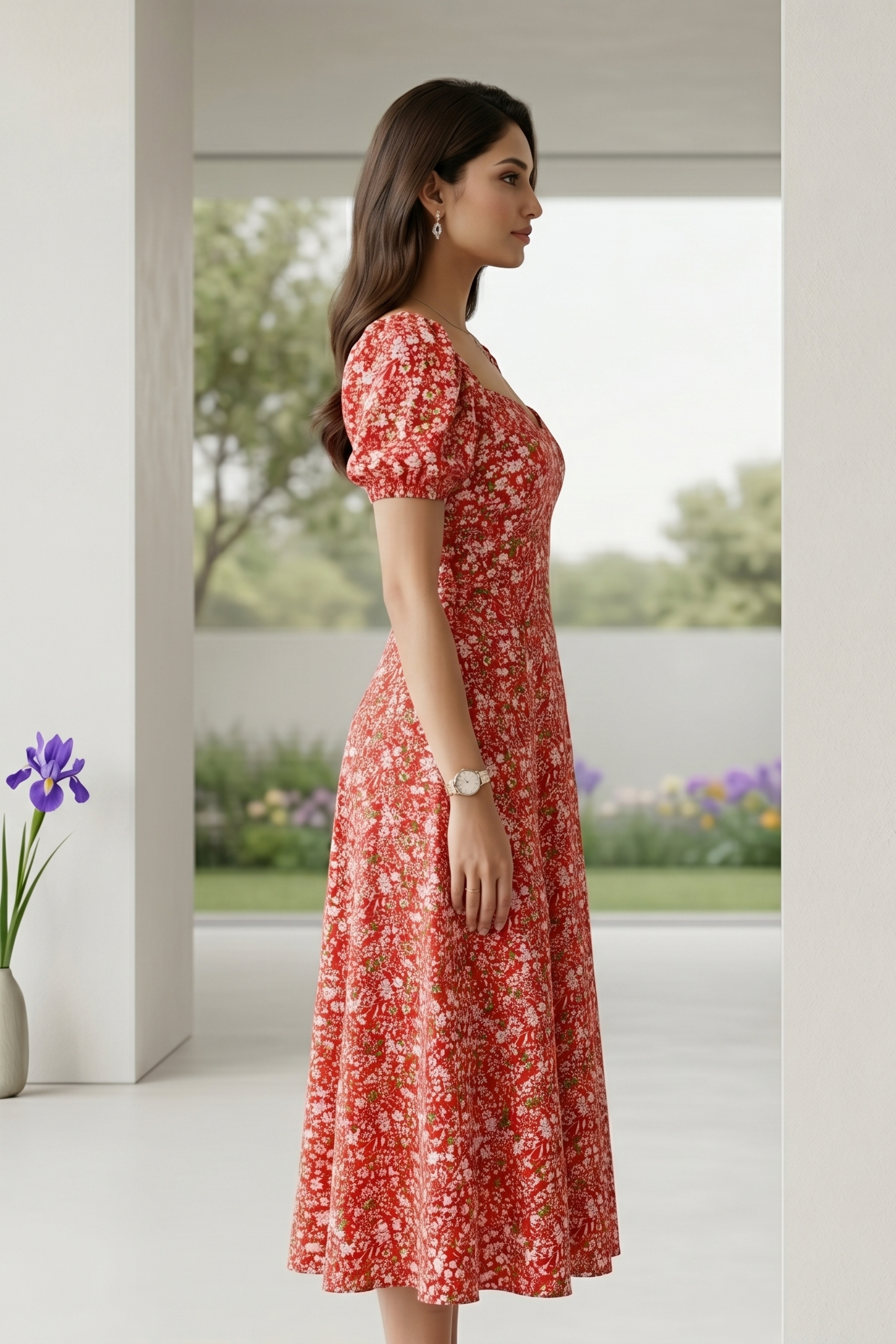 Cherry Blossom Sweetheart Dress