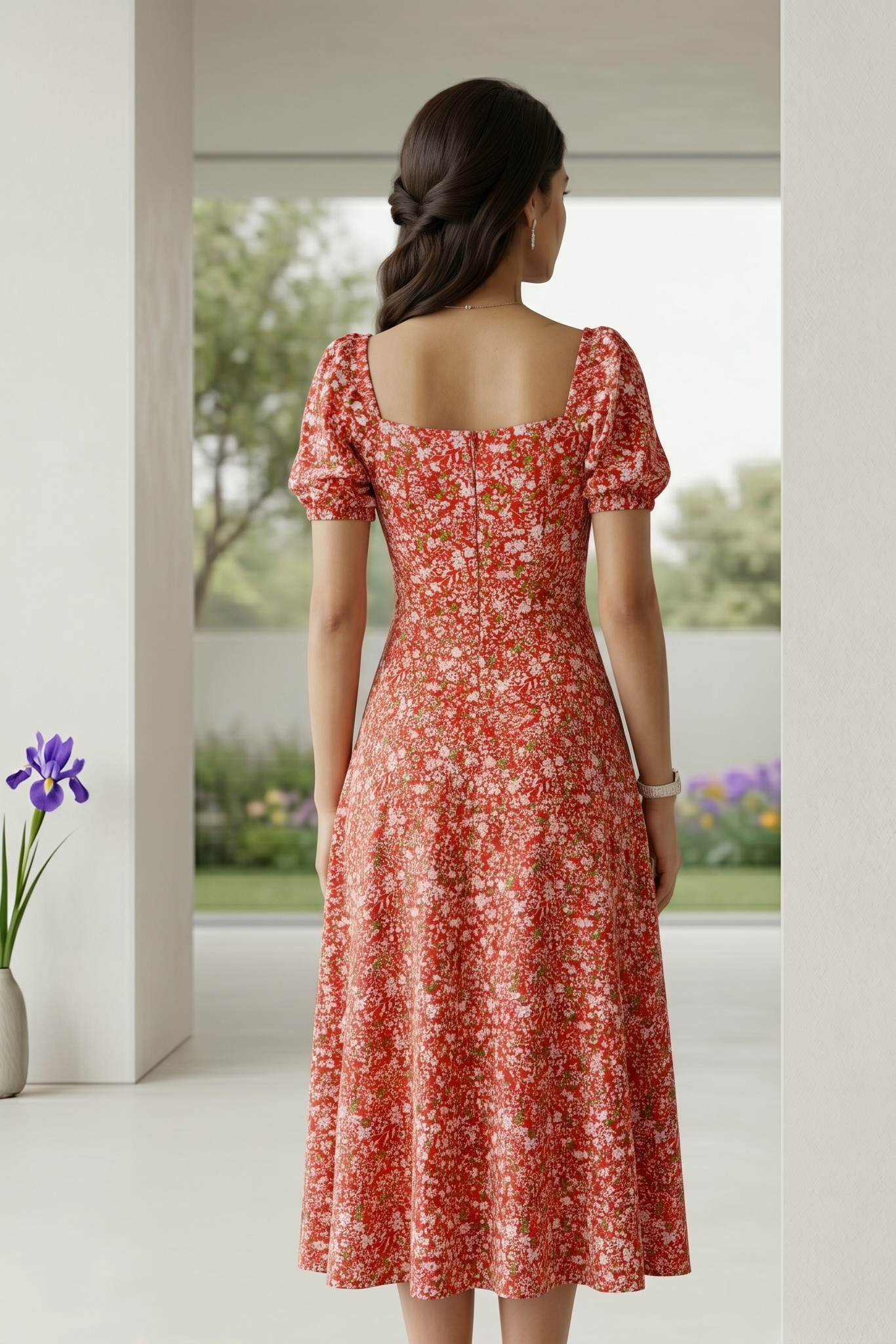 Cherry Blossom Sweetheart Dress