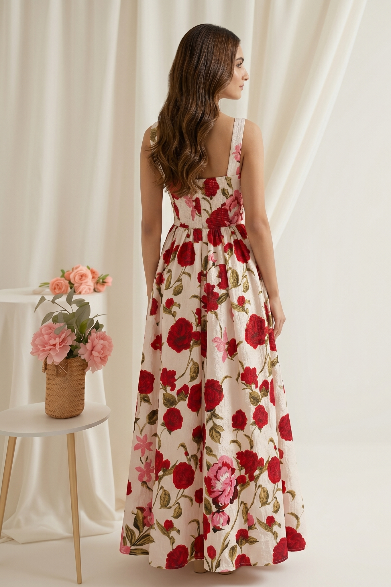 The Crimson Petal Sundress