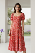 Cherry Blossom Sweetheart Dress