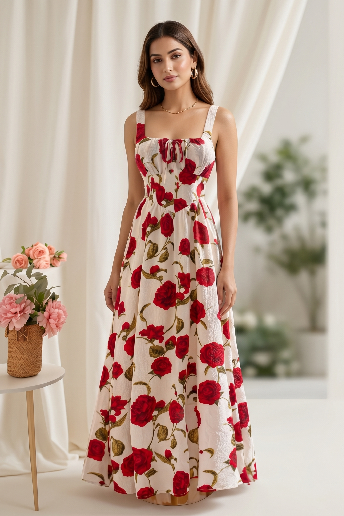 The Crimson Petal Sundress