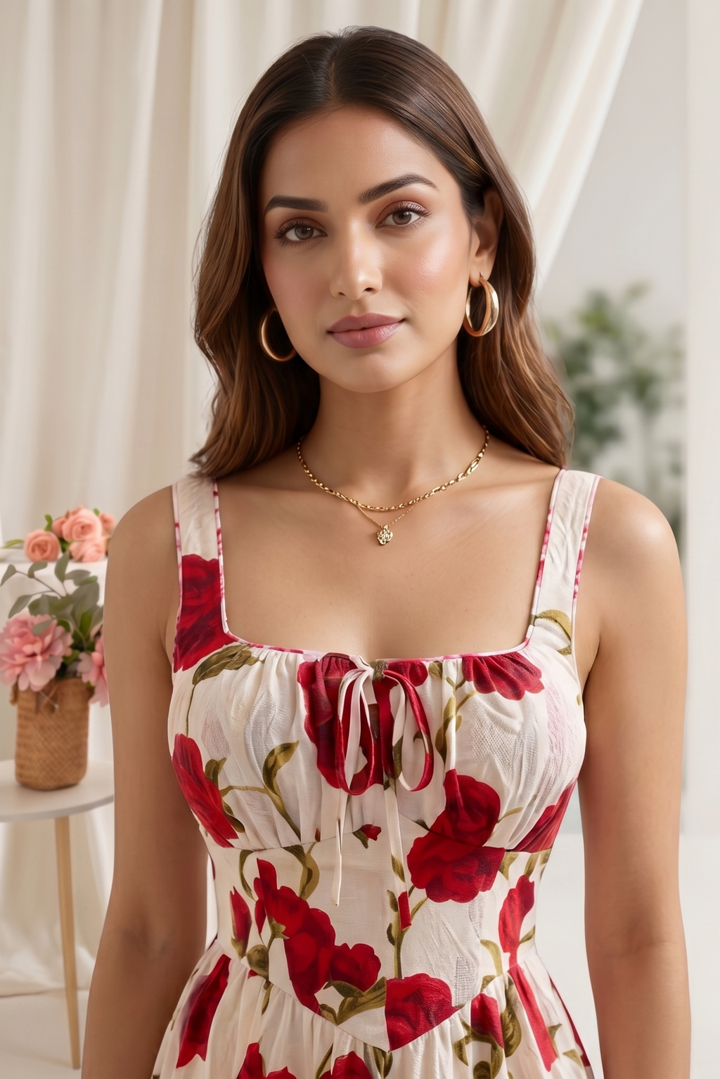 The Crimson Petal Sundress