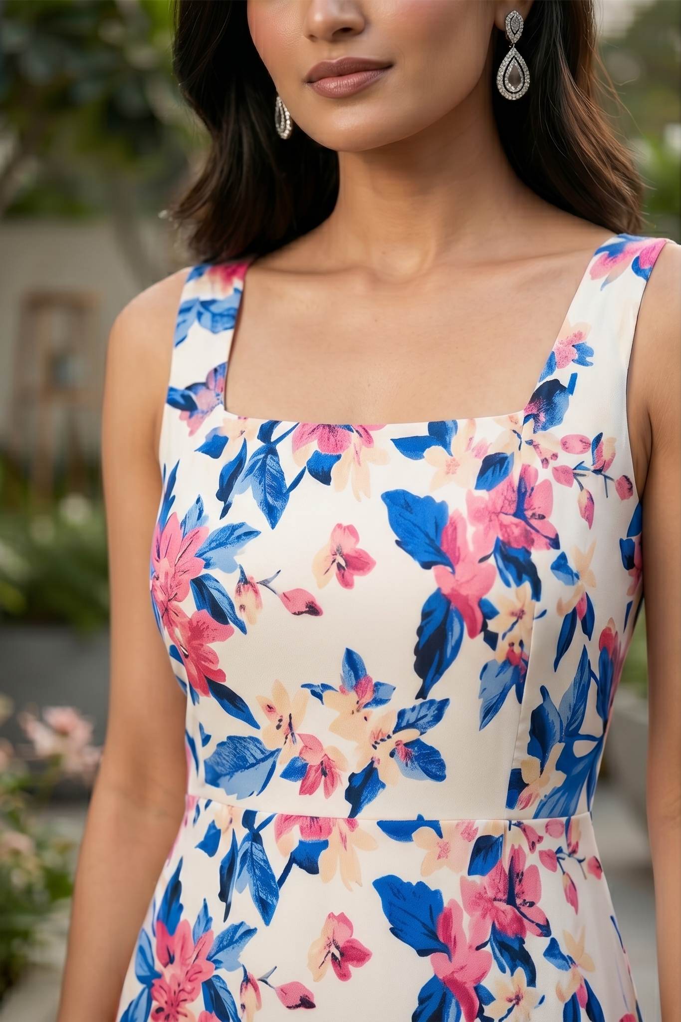 Ivory Bloom Floral Dress